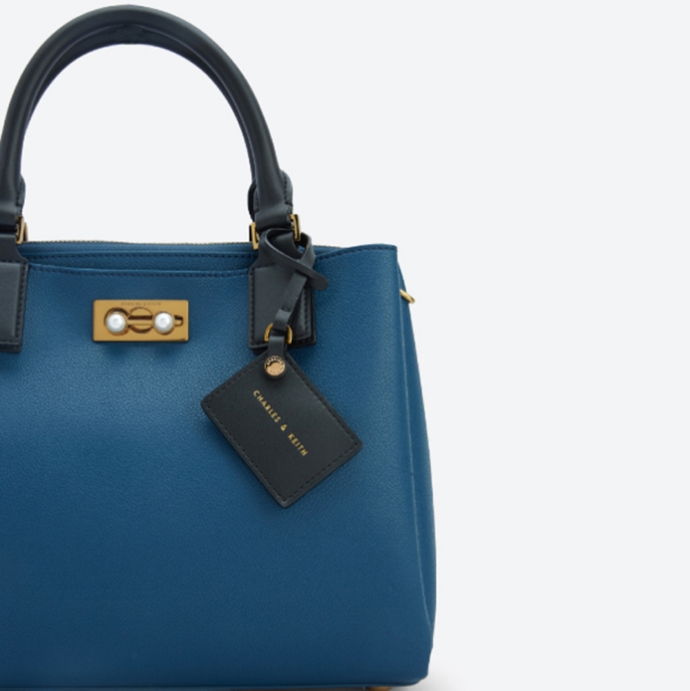Top Handle Structured Bag - Picture 2 of 8